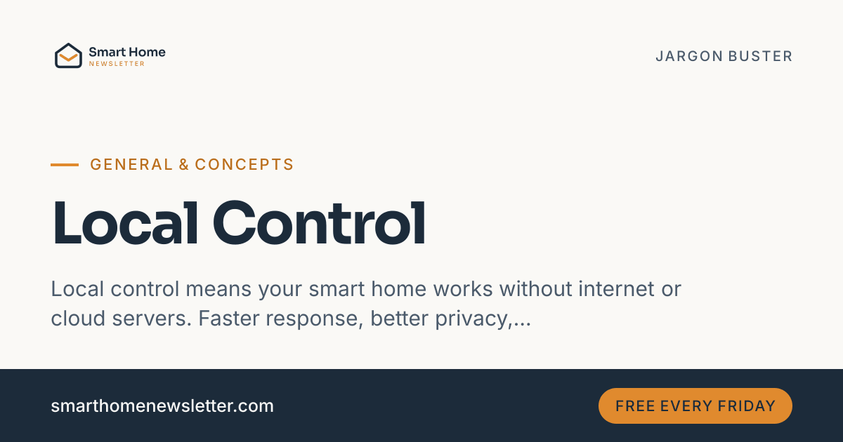 What is Local Control? | Smart Home Newsletter